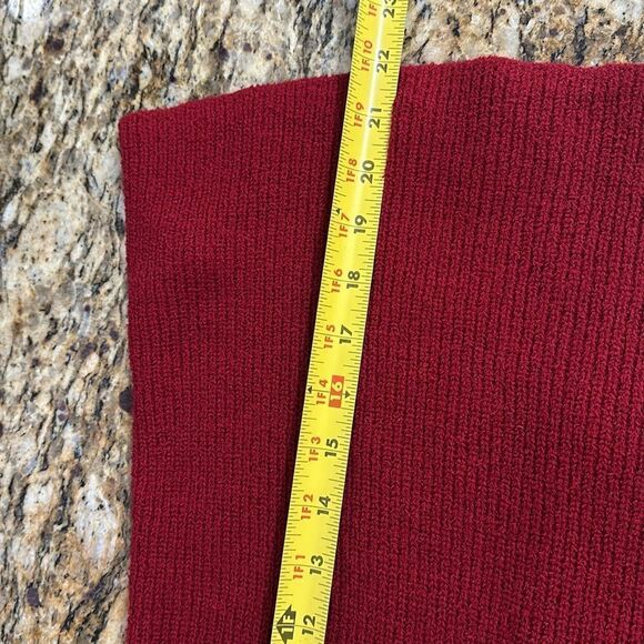 MOTH Anthropologie Buttoned Sweater Tank In Burgundy Size S - Picture 8 of 8